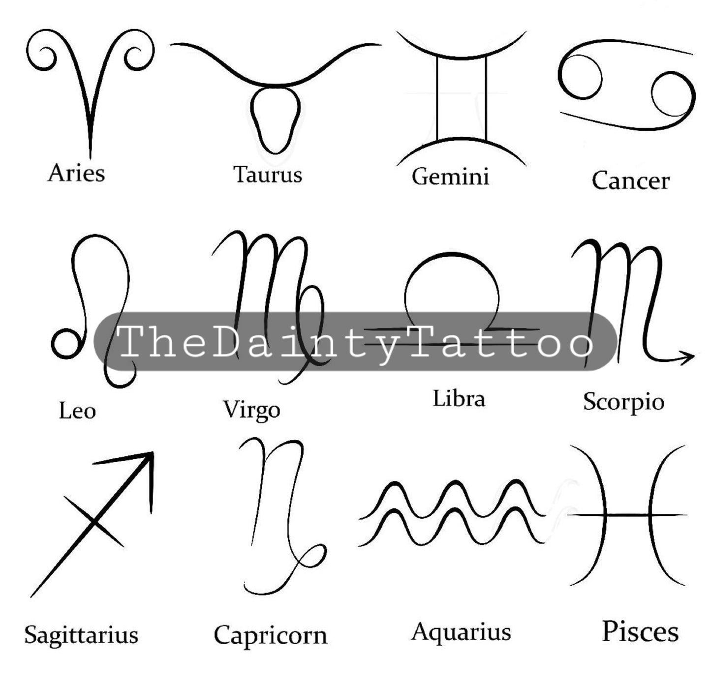 Flash Zodiac Signs