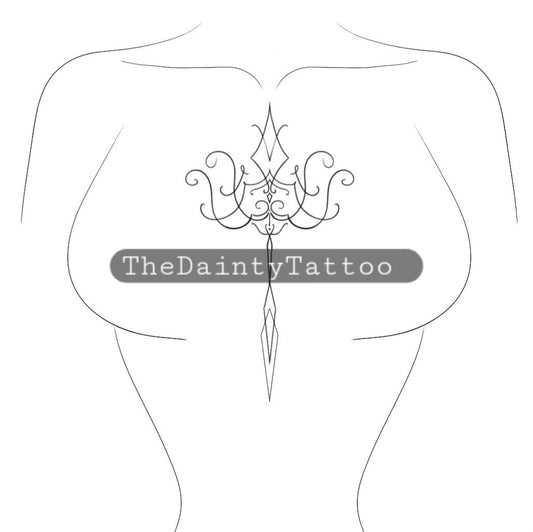 Flash Chest Tattoo