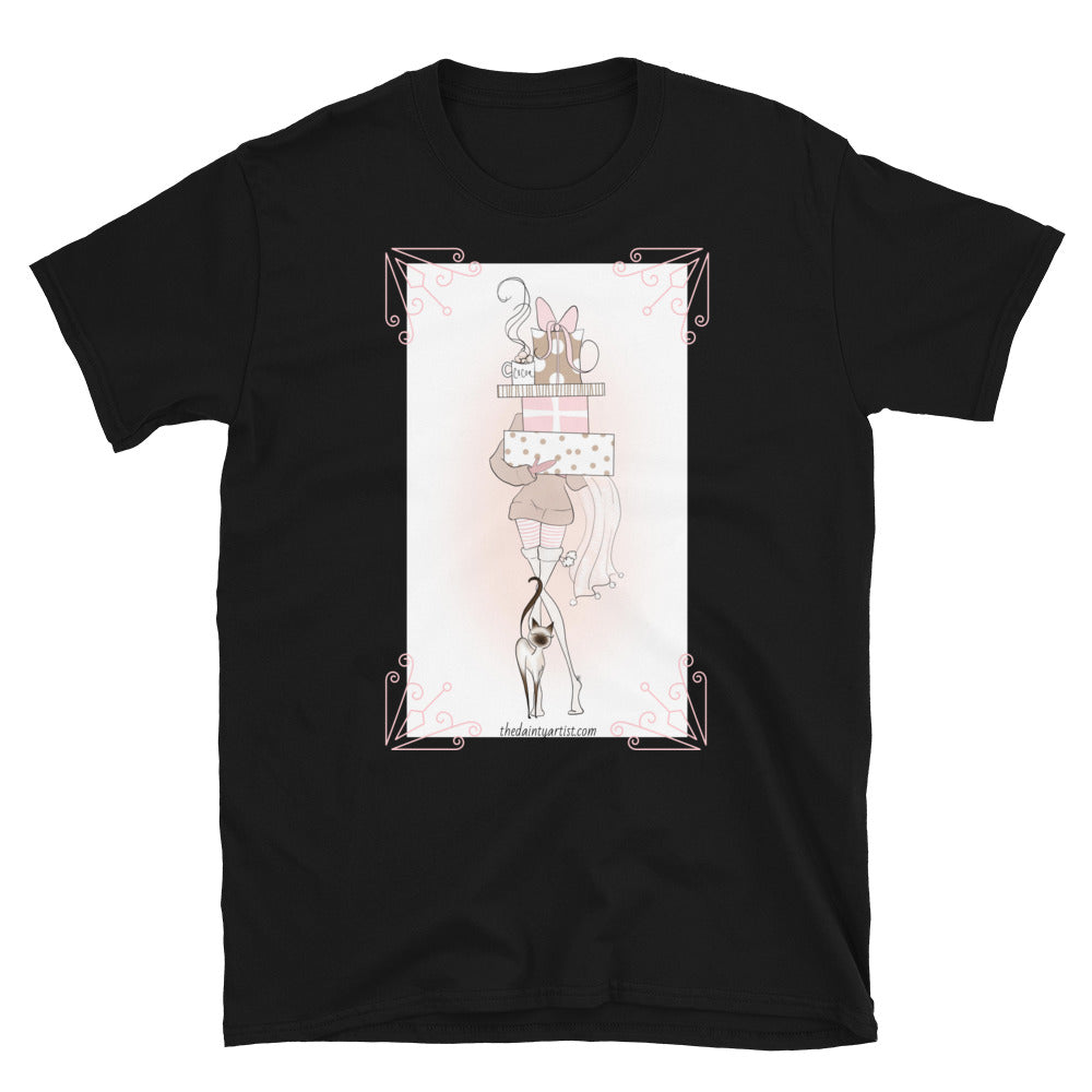 Cats and Gals, Siamese, Short-Sleeve Unisex T-Shirt