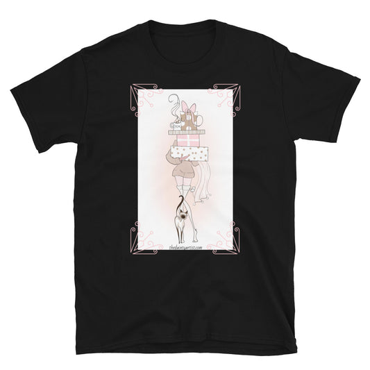 Cats and Gals, Siamese, Short-Sleeve Unisex T-Shirt